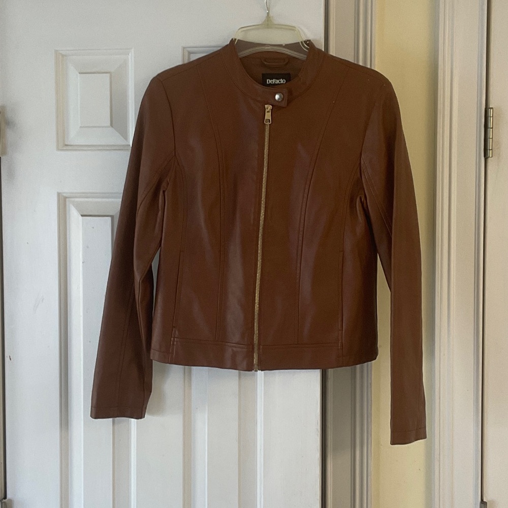 DeFacto Brown Faux Jacket